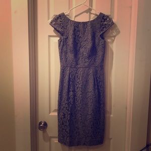Grey lace dress
